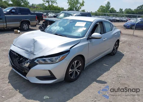2020 Nissan Sentra Sv Xtronic Cvt z USA, uszkodzony, nr VIN 3N1AB8CVXLY267969